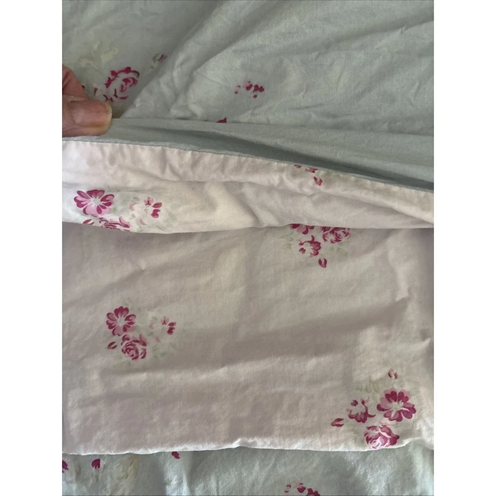 Rachel Ashwell Simply Shabby Chic Belle Hydrangea? Blue KING Duvet Cover 104 X92